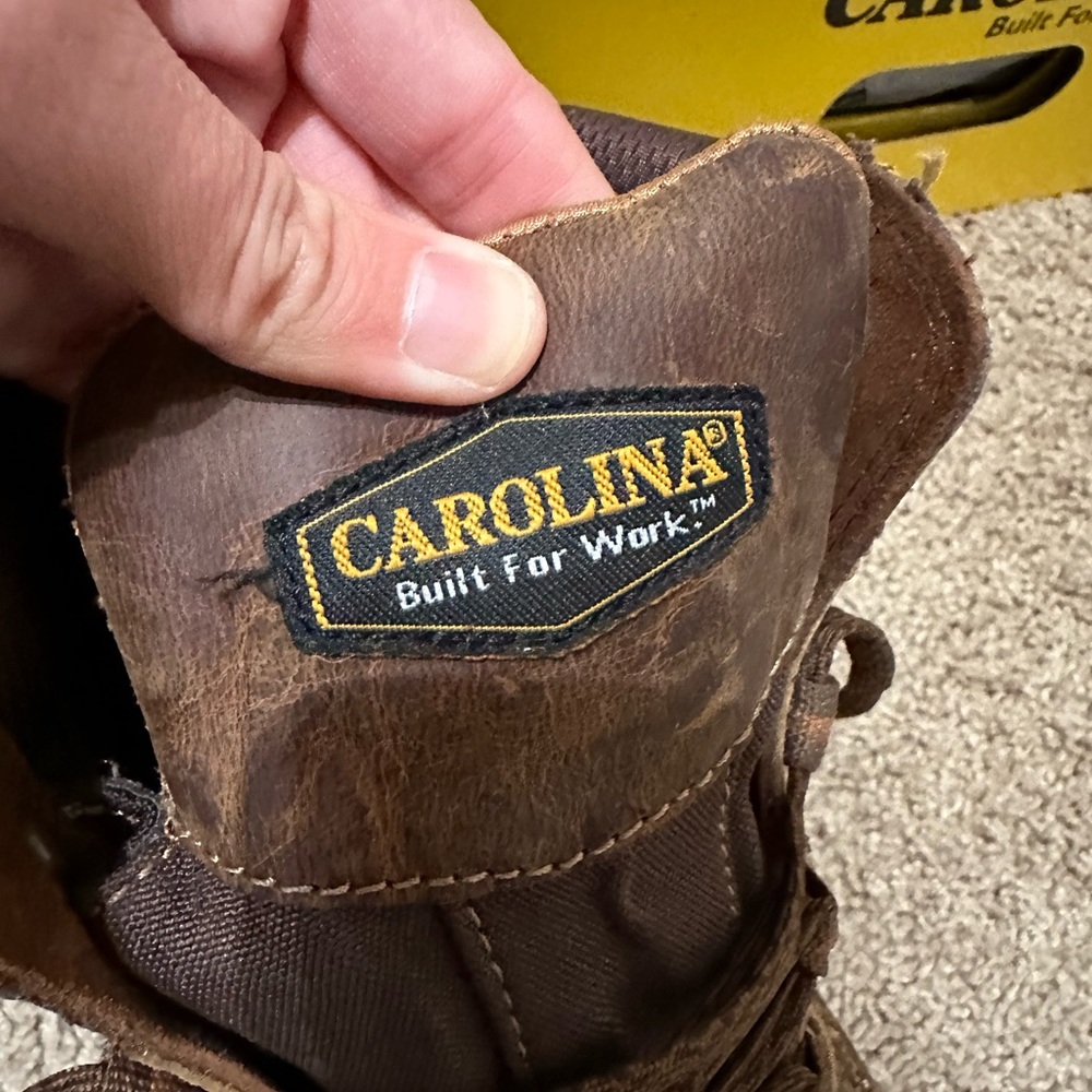 Steel toe work boots - Picture 2 of 8